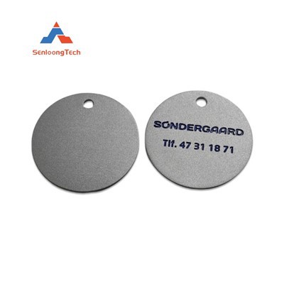 Tikketti tal-pjanċa tal-metall inċiżi